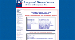 Desktop Screenshot of lwv-rma.org