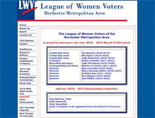 Tablet Screenshot of lwv-rma.org